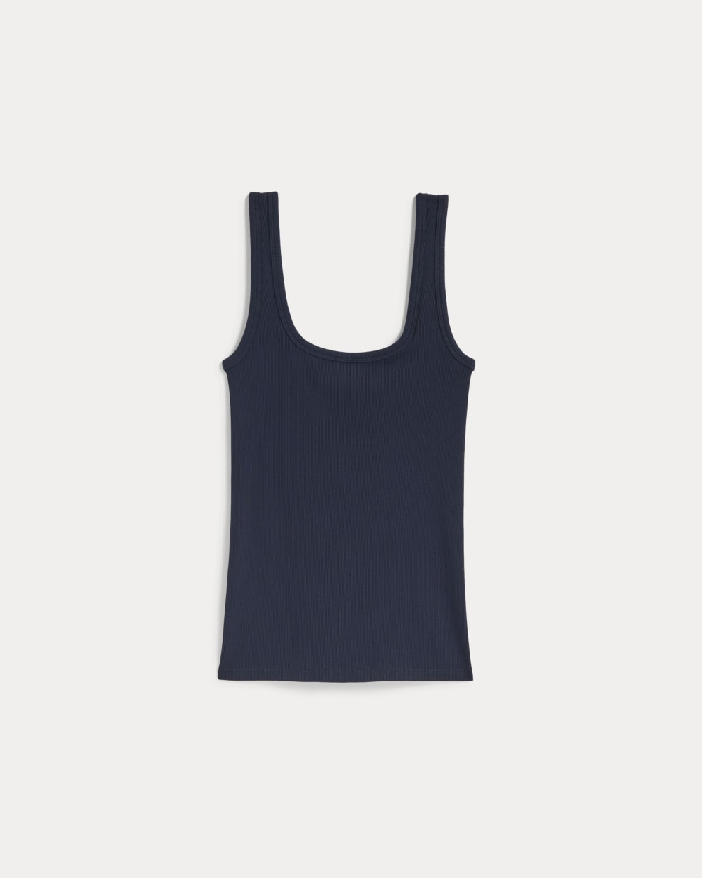 The Luxe Rib Square-Neck Tank | Heathered Fatigue