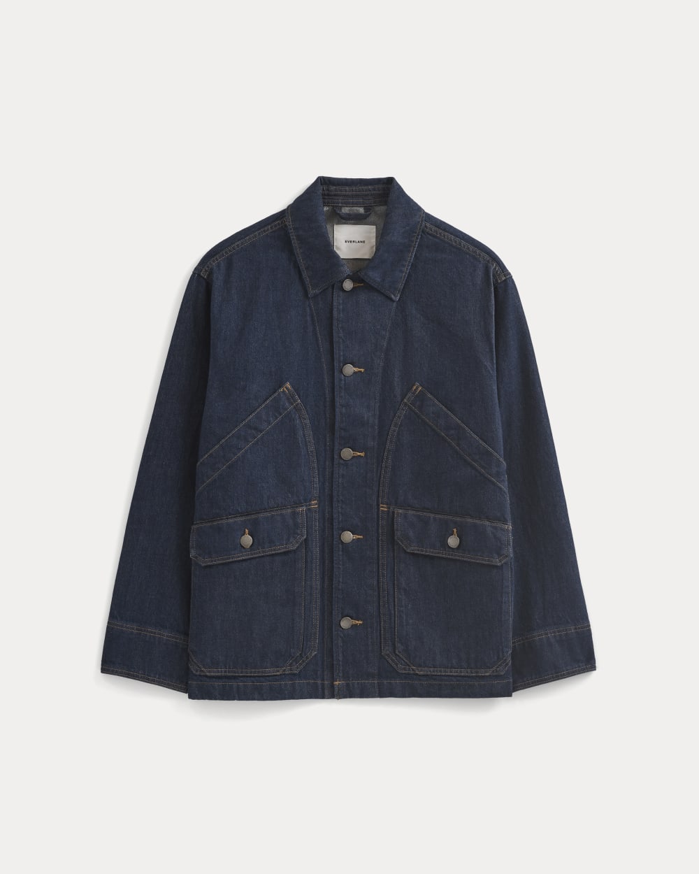 mens-relaxed-denim-barn-jacket-dark-rinse | alt
