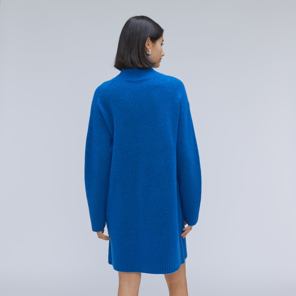 blue turtleneck dress Bleusalt The Turtleneck Dress | Navy