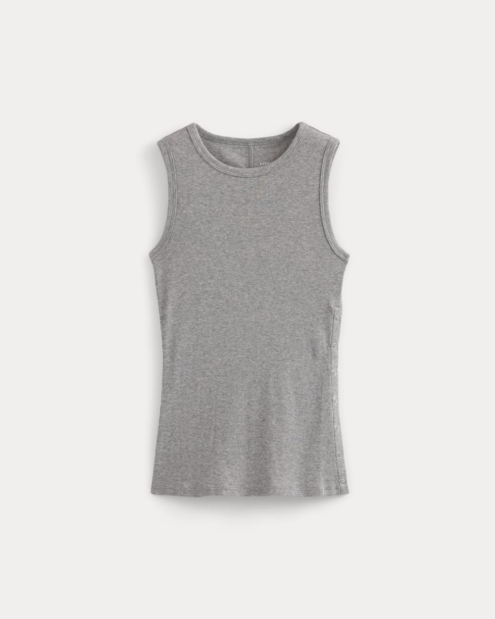 womens-luxe-rib-side-snap-tank-heathered-light-grey | alt