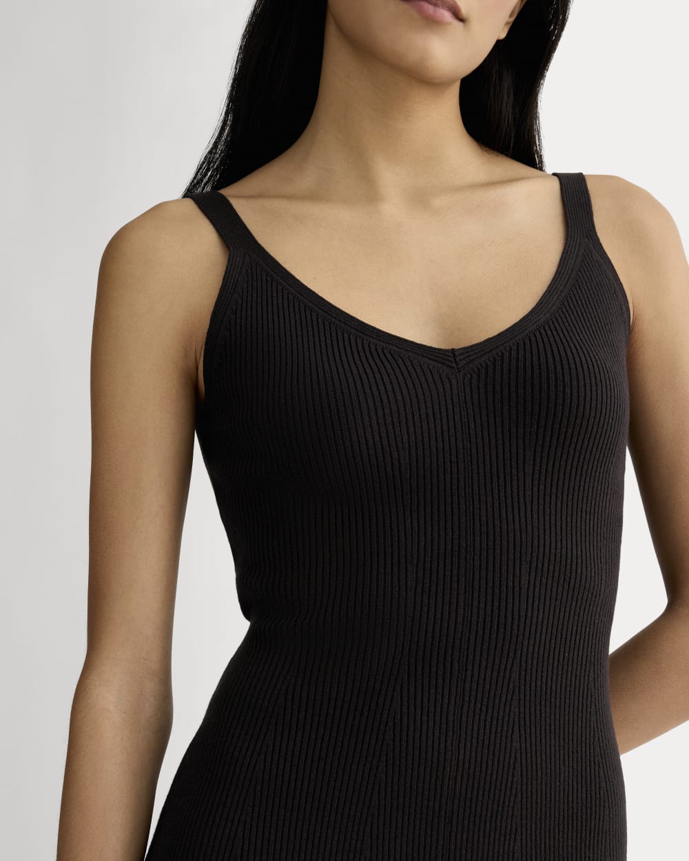 The Fine Knit Cami Dress | Black Everlane The Fine Knit Cami Dress | Black Everlane