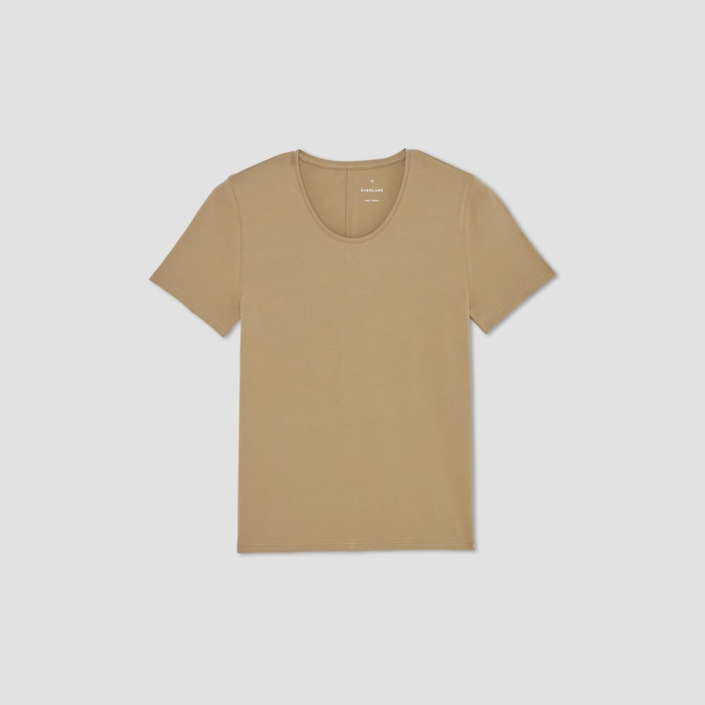 womens-supima-stretch-crew-neck-tee-tigers-eye | alt