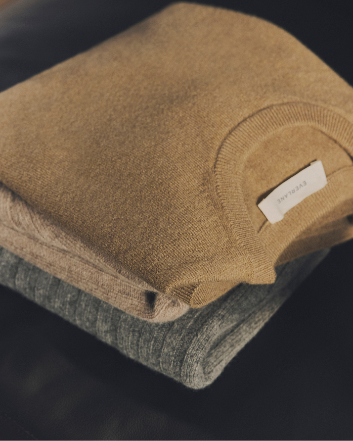 The Boxy Crew in Cashmere | Hunter Green – Everlane