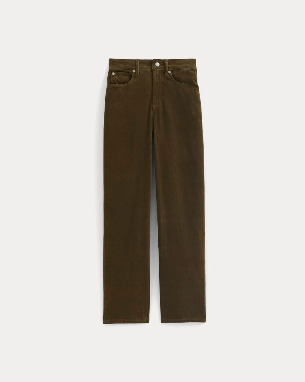 High Waist Corduroy Pants