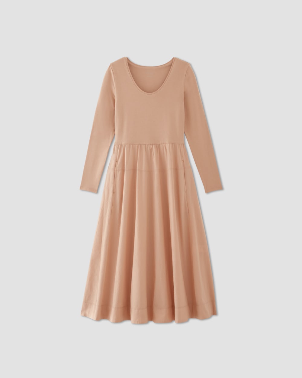 The Long-Sleeve Riviera Dress | Blush Pink Everlane The Long-Sleeve Riviera Dress | Blush Pink Everlane