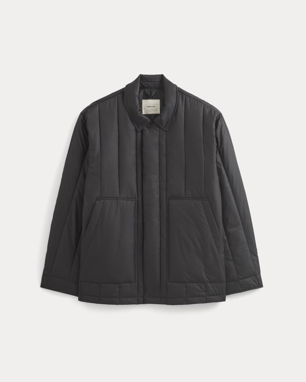 mens-renew-vertical-quilted-jacket-black | alt