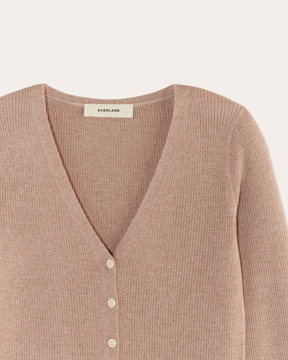 The Cardigan in Lurex Merino Rose Gold – Everlane
