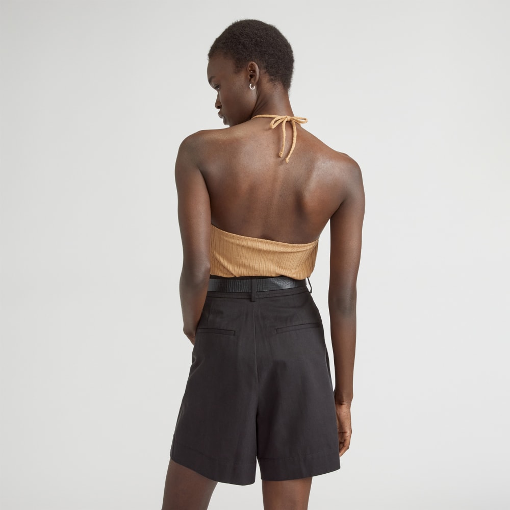 The Rib Soft Knit Halter Top | Caramel – Everlane