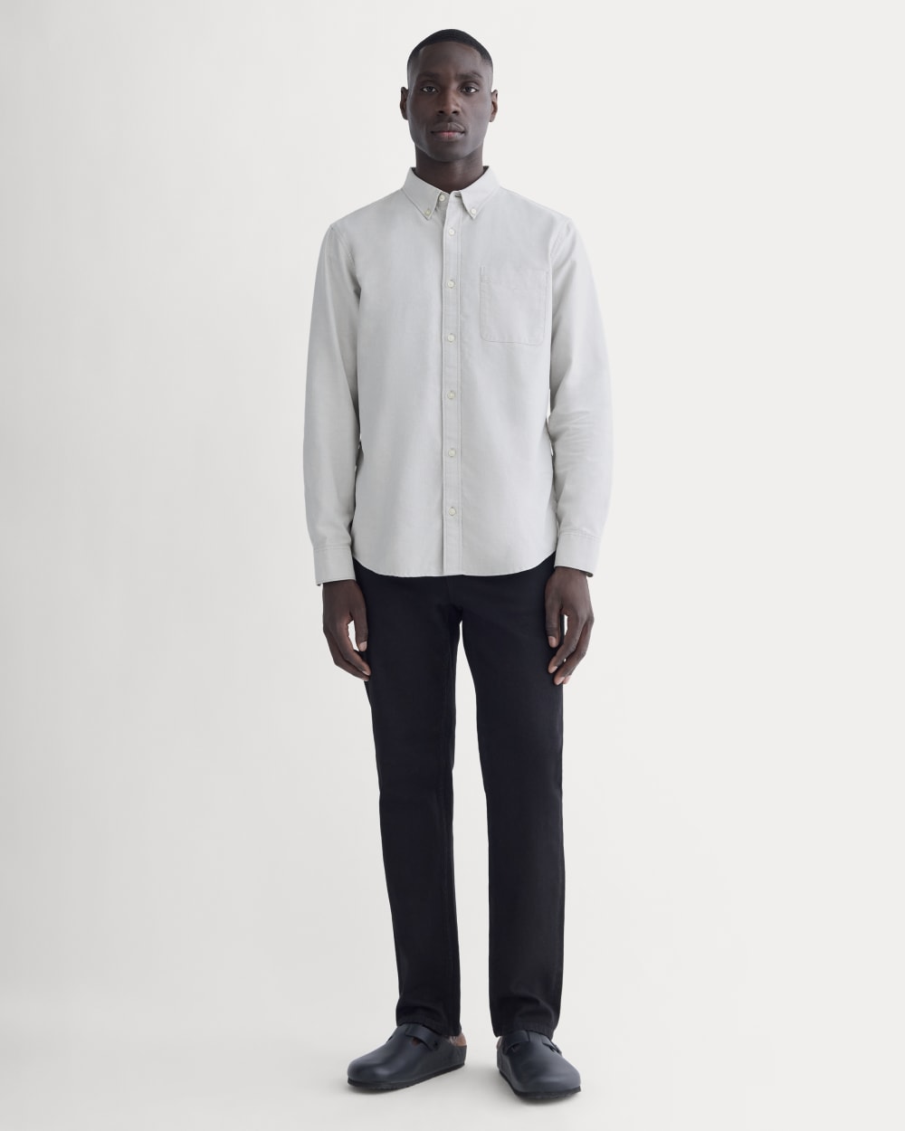 The Slim Oxford Shirt | Grey | Standard Everlane The Slim Oxford Shirt | Grey | Standard Everlane