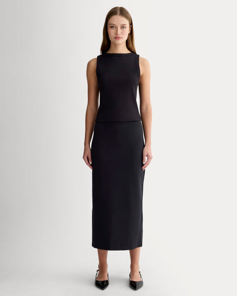 Everlane Dream Maxi Skirt in Black, Size XXS, Cotton