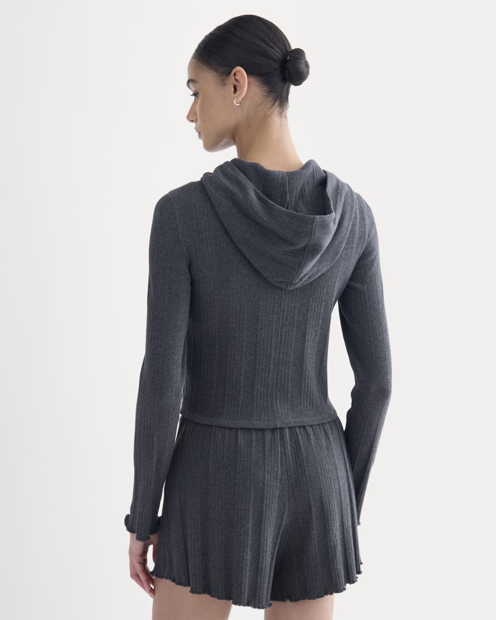 Lounge Rib Hoodie | Heathered Soot – Everlane