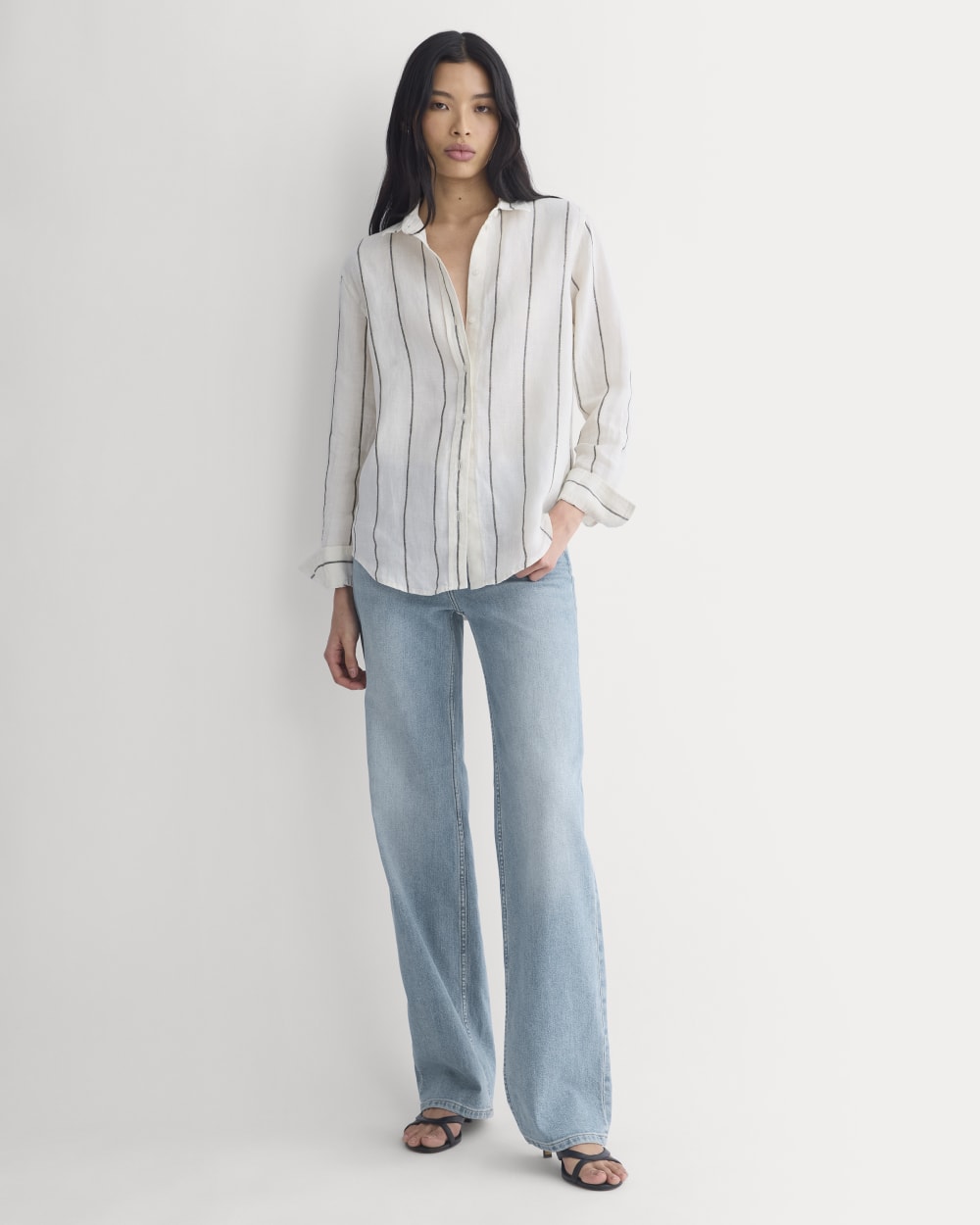 womens-relaxed-linen-shirt-bone-stripe