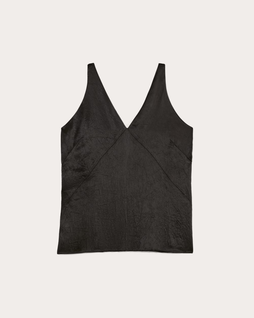 womens-satin-tank-black | alt
