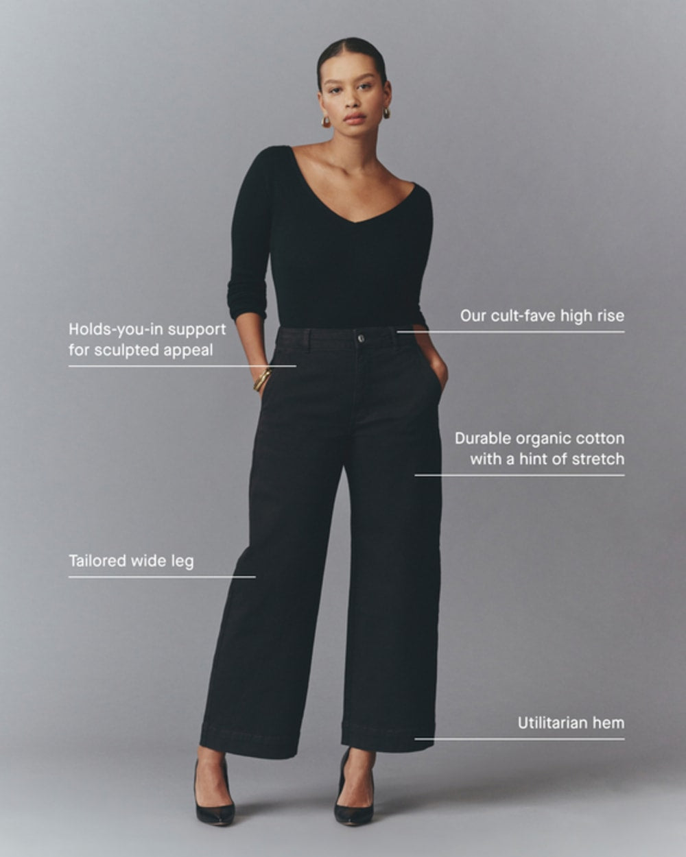 The Utility Wide-Leg Pant | Navy – Everlane The Utility Wide-Leg Pant | Navy – Everlane