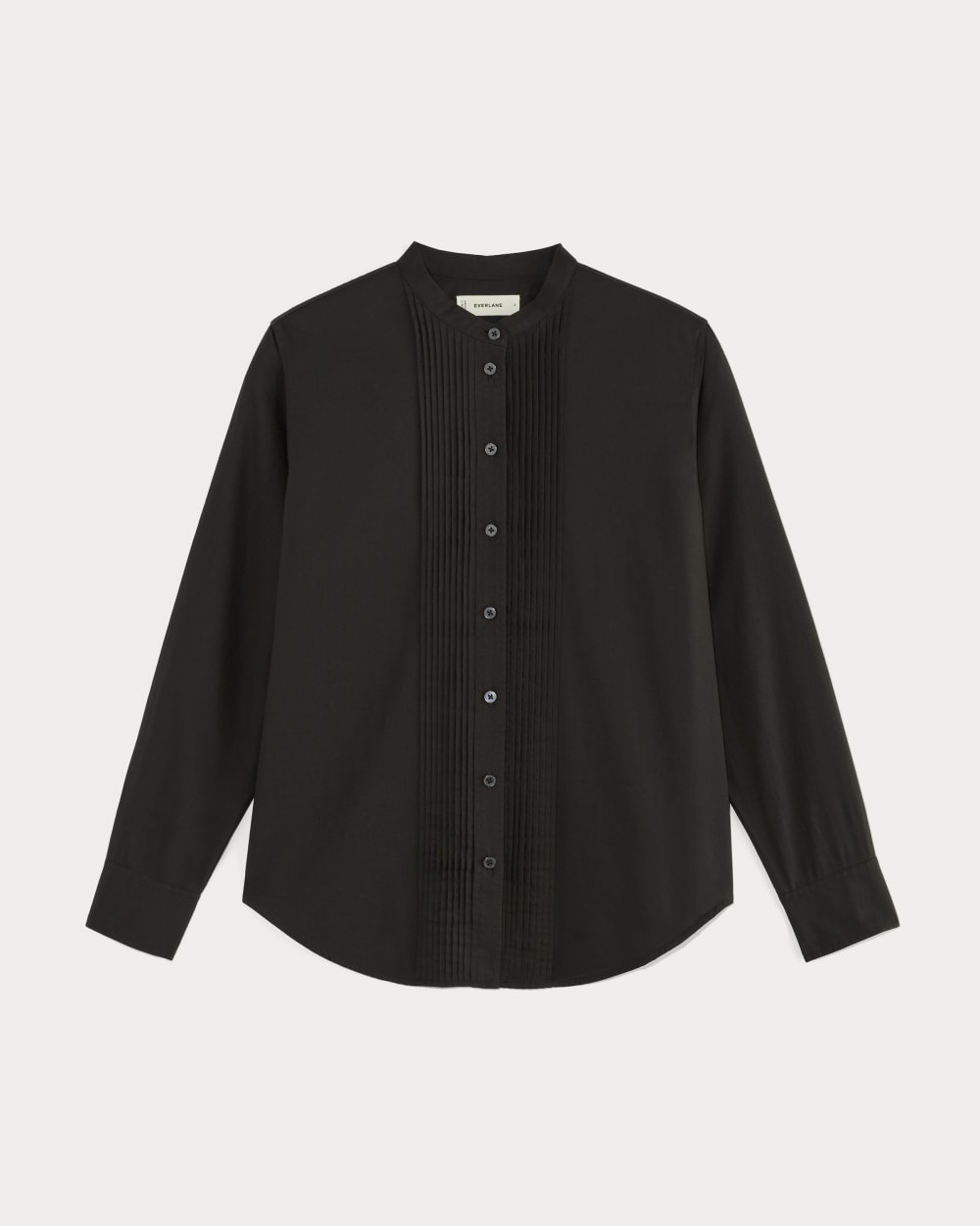 womens-tuxedo-shirt-in-silky-cotton-black | alt