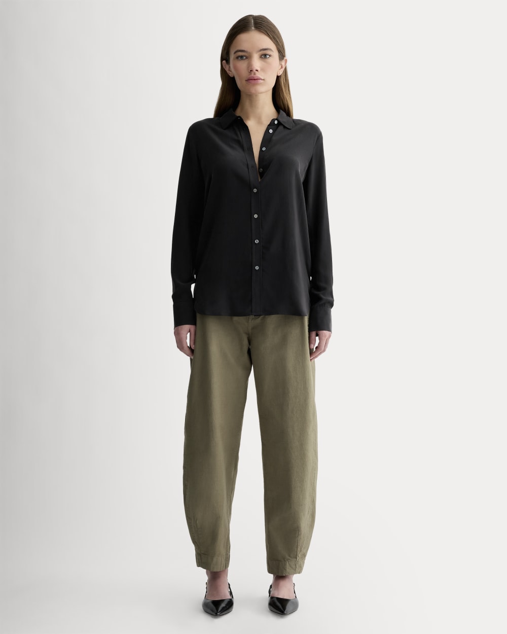 womens-clean-slk-rlxd-shirt-black