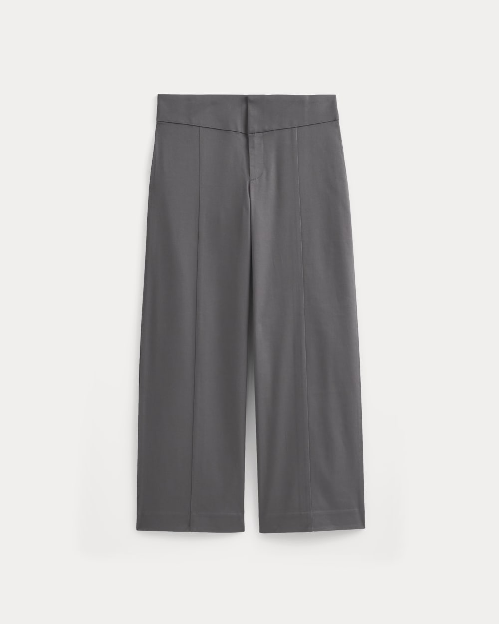 womens-tailored-drape-seam-pant-charcoal-grey | alt