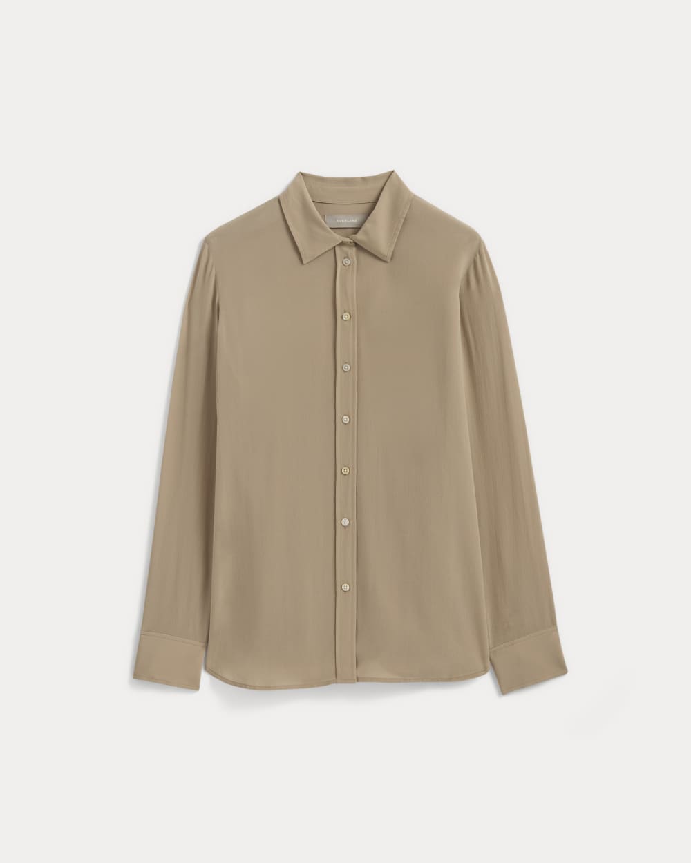 womens-clean-silk-relaxed-shirt-hthr-burnt-sugar | alt