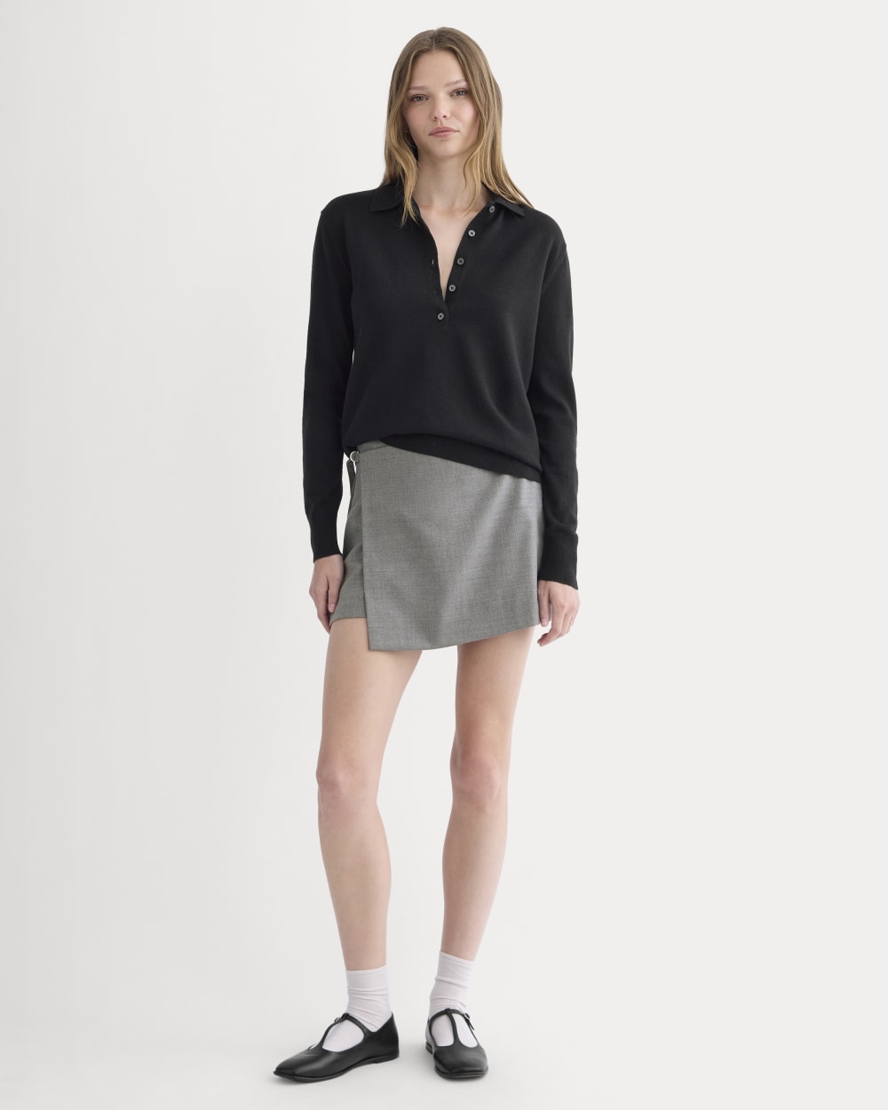 womens-oversized-polo-sweater-merino-black
