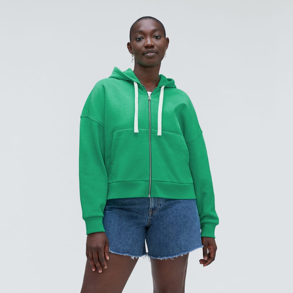 The Track Organic Cotton Hoodie | Bright Jade – Everlane