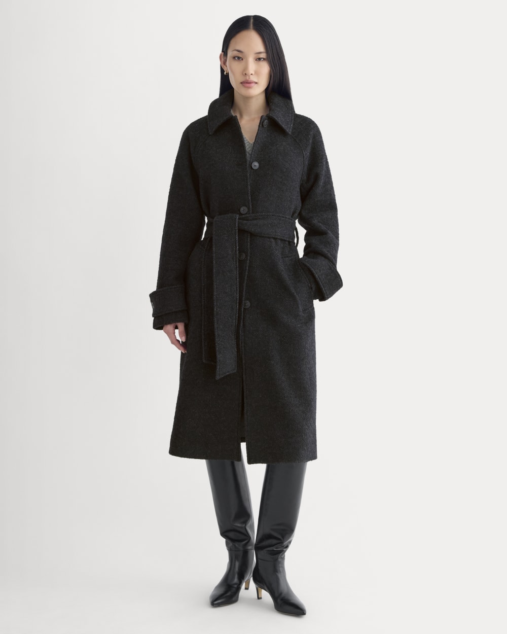 Italian Belted Overcoat
