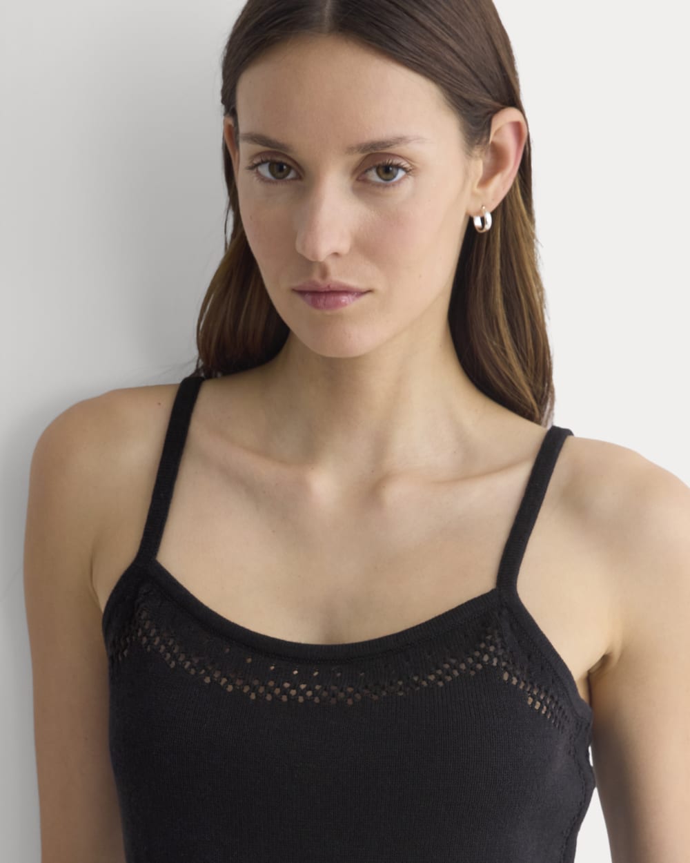womens-lace-knit-cami-black