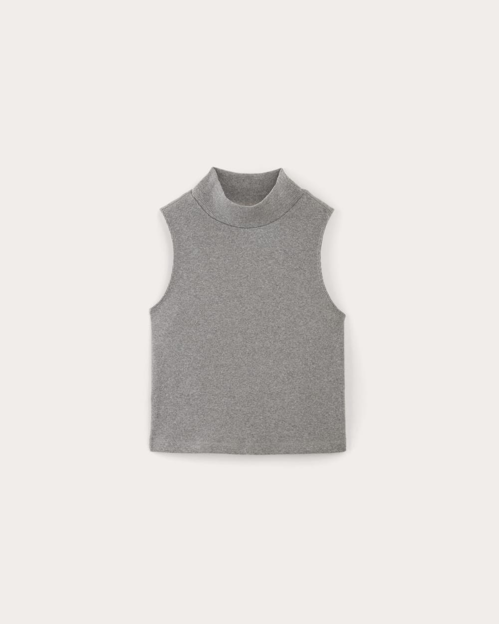 The Ribbed Mockneck Tank | Mid Heather Grey – Everlane
