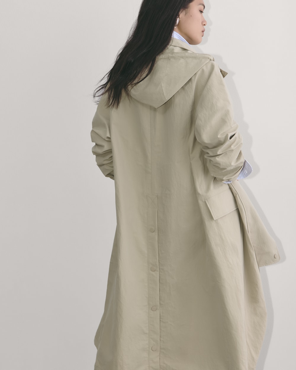 The Oversized Anorak | Trench Coat Khaki – Everlane