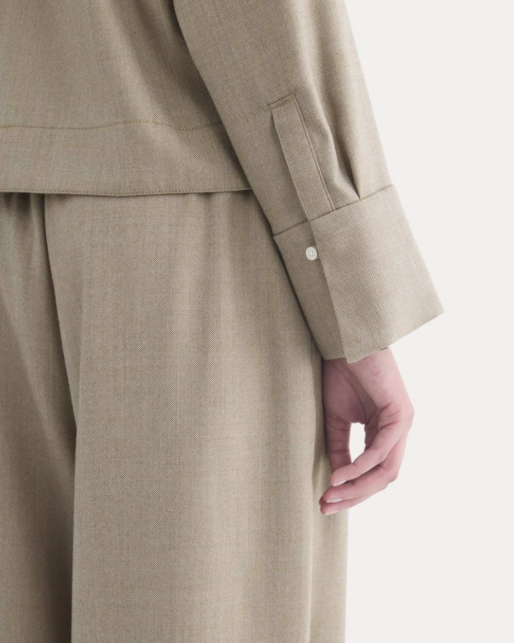 Overshirt in Tailor Twill | Heather Graphite