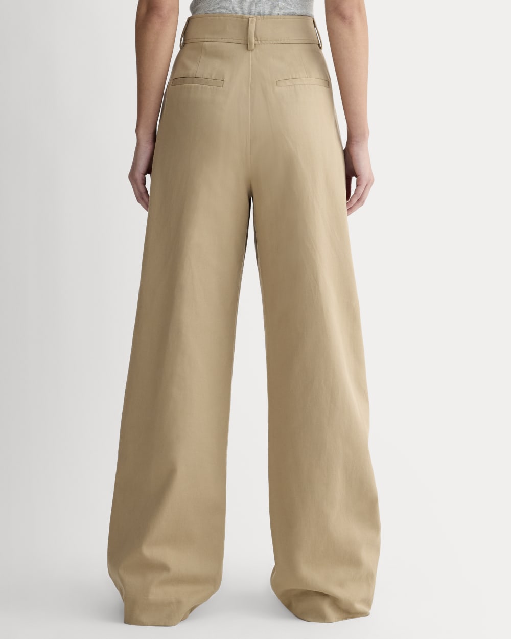 The Draper Pleated Pant in Buttersmooth | Ash Brown | 30