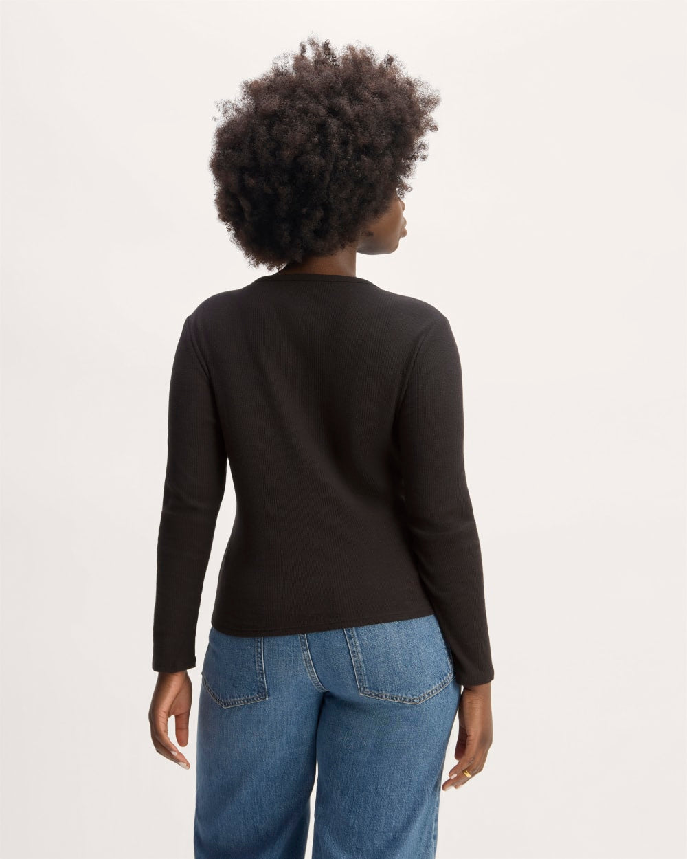 The Vintage Rib Cardigan | Black – Everlane