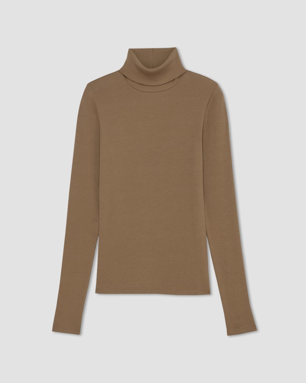 The Luxe Rib Turtleneck | Toasted Coconut – Everlane