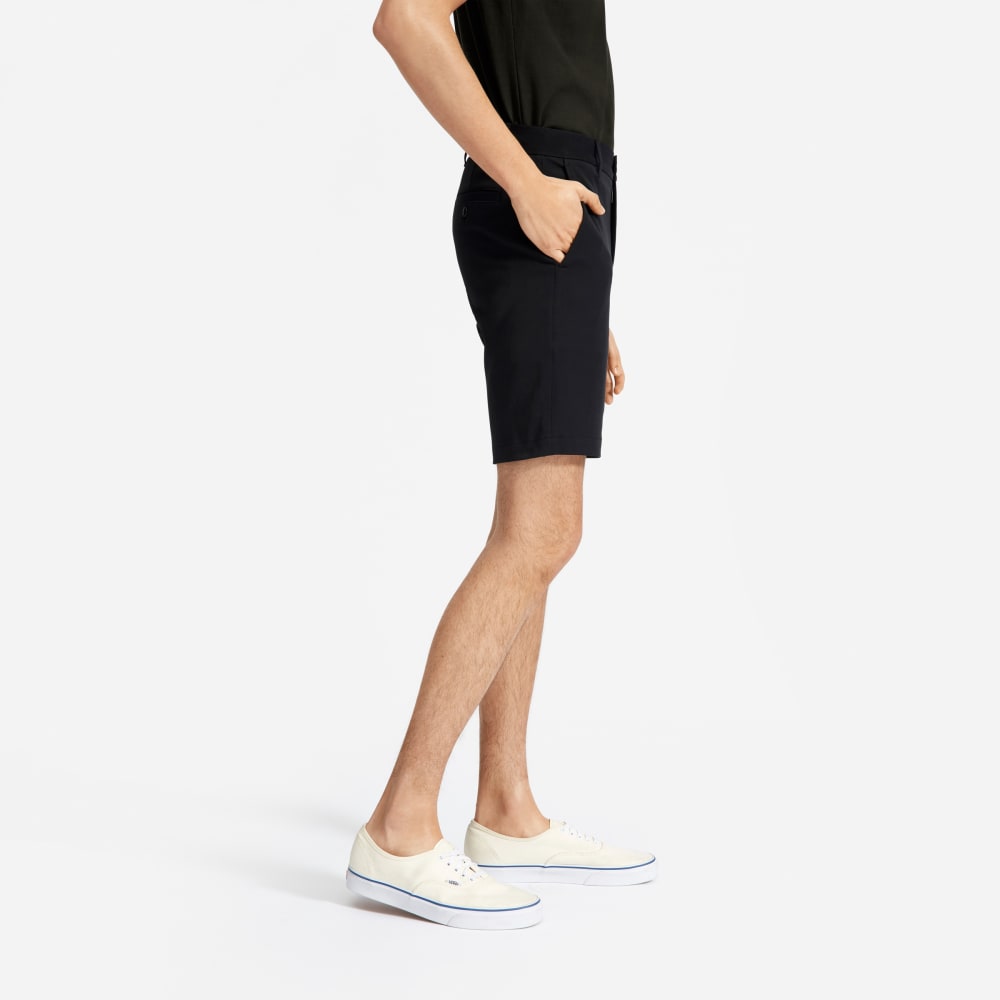 The 9" Slim-Fit Performance Chino Short | Black Everlane The 9" Slim-Fit Performance Chino Short | Black Everlane