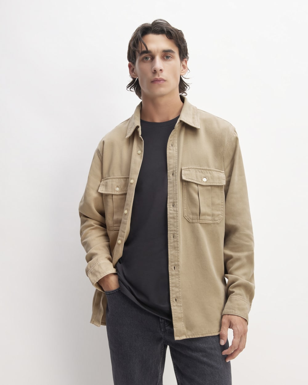 The Utility Shirt Jacket in Buttersoft