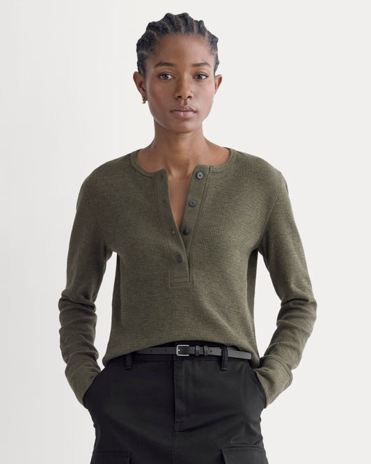womens-boxy-henley-in-cozy-waffle-heather-beech | primary