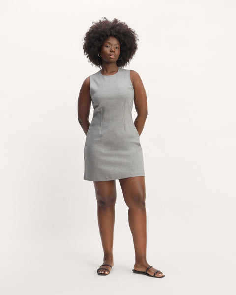 The Dream '90s Shift Dress | Mid Heather Grey – Everlane