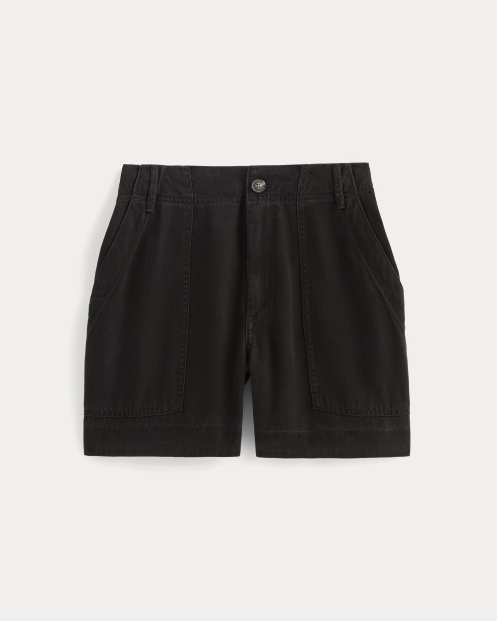 womens-tencel-darted-utility-short-black | alt