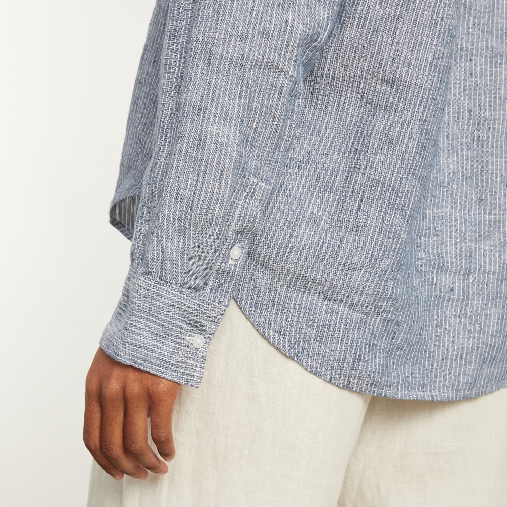 womens-relaxed-linen-shirt-blue-pinstripe