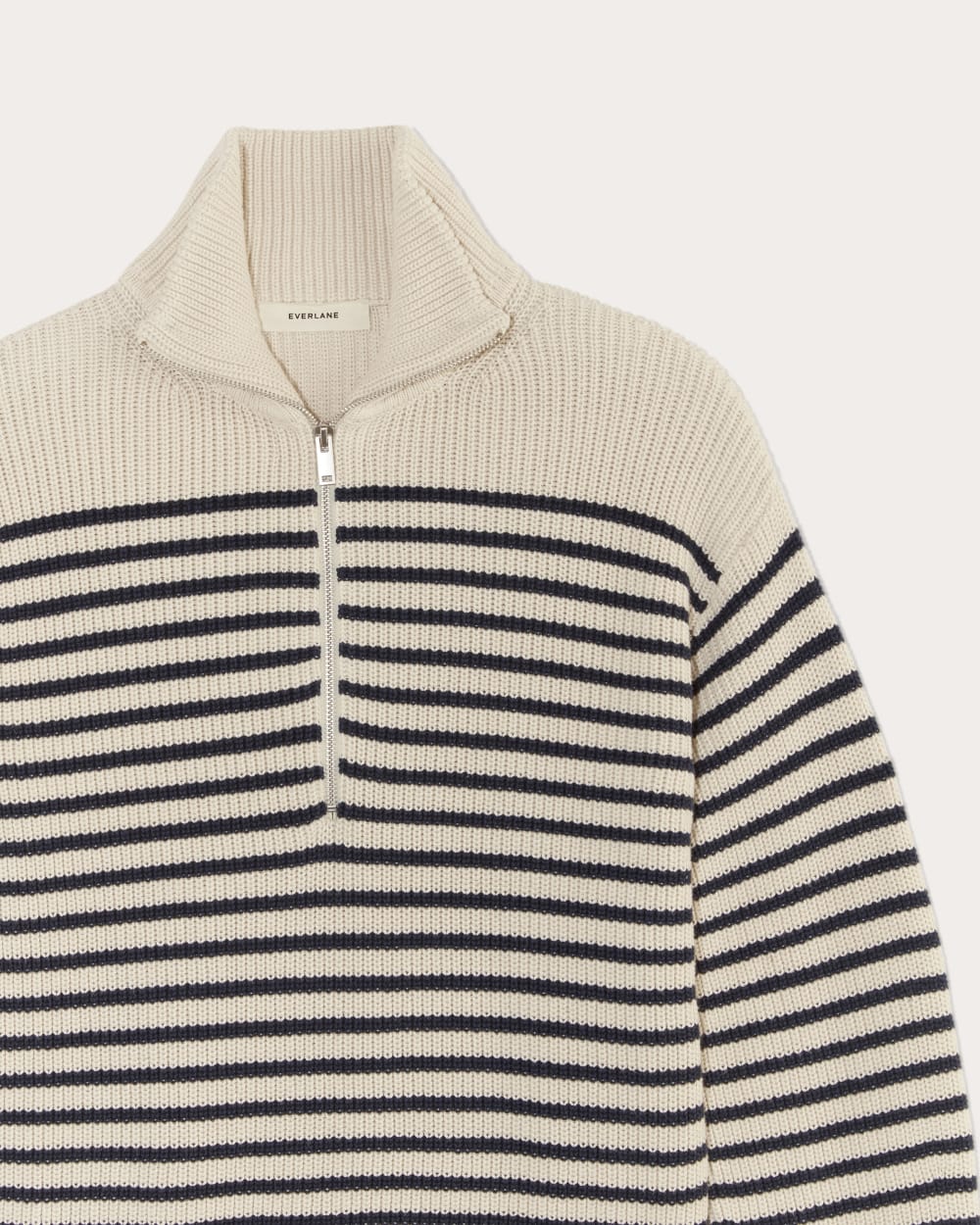 The Half-Zip in Everyday Cotton | Canvas / Navy – Everlane