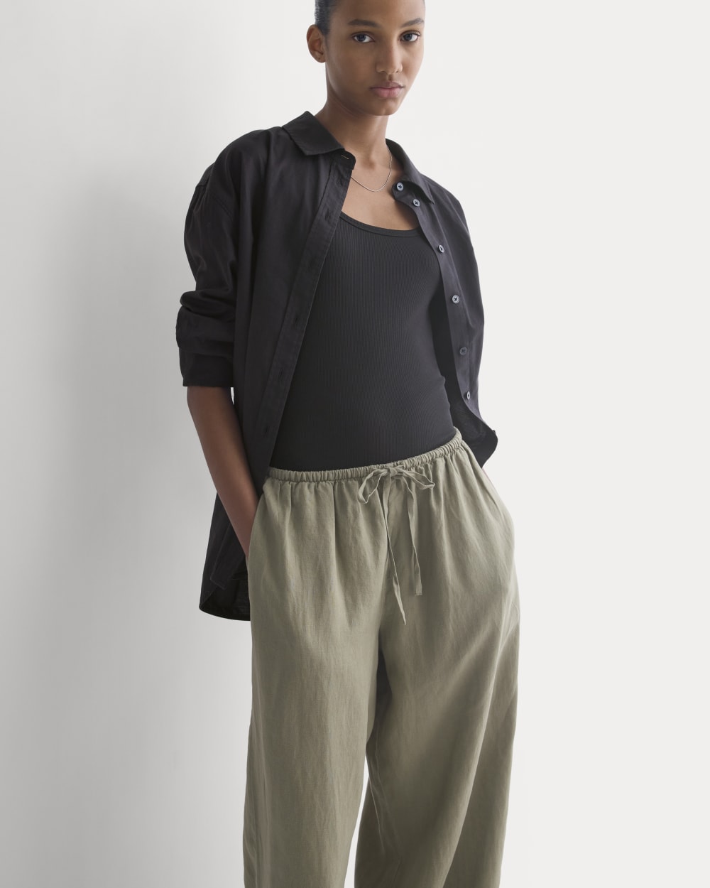The Drawstring Pant in Linen | Overland – Everlane