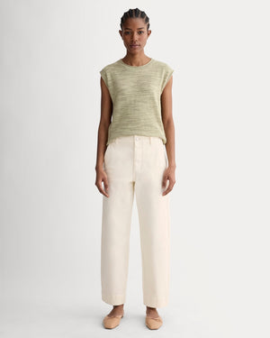 The Utility Straight-Leg Pant | Bone | 26.5" Inseam