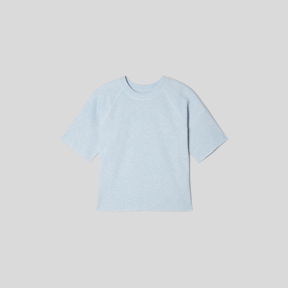 womens-organic-cotton-waffle-raglan-tee-heather-light-blue | alt