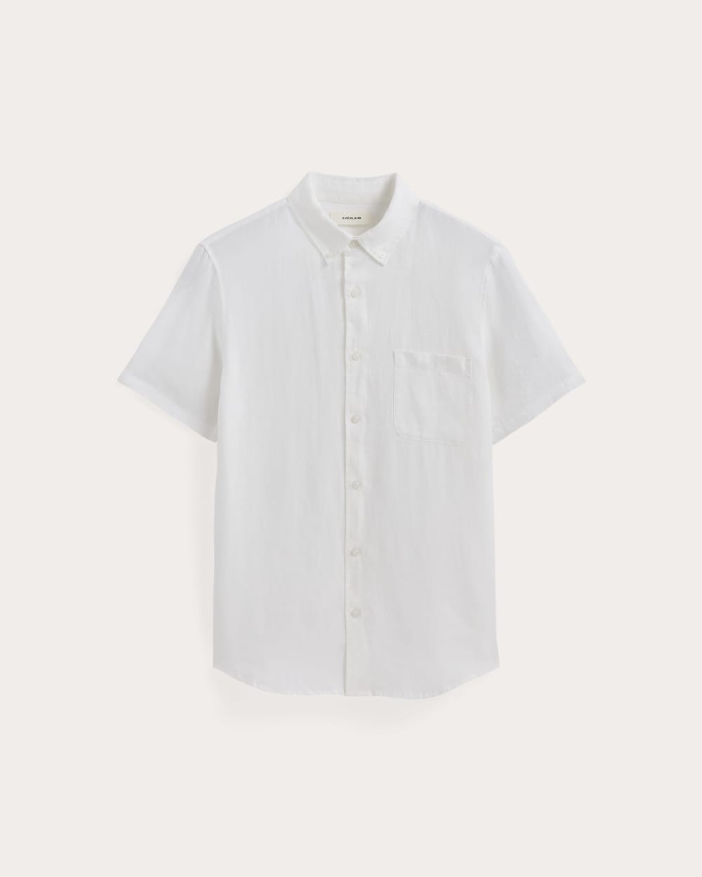 The Classic Short-Sleeve Shirt in Linen | White Everlane The Classic Short-Sleeve Shirt in Linen | White Everlane