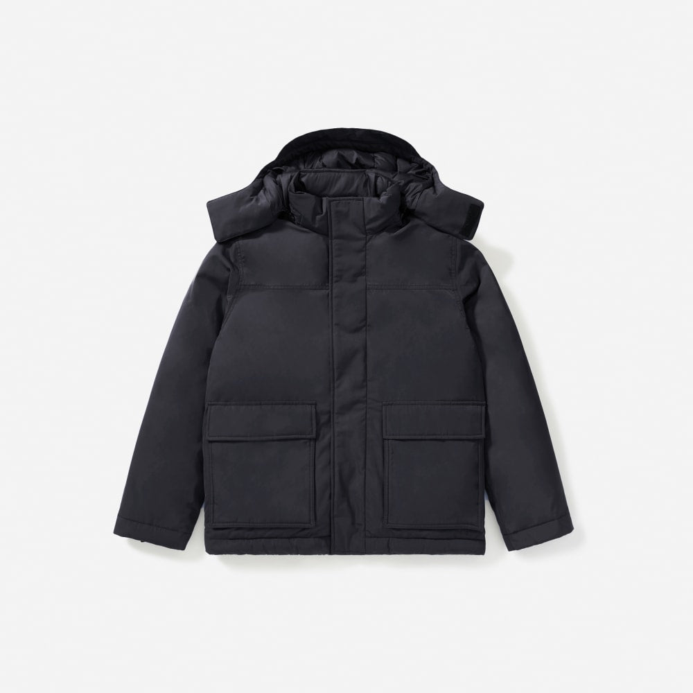 The ReNew Short Parka | Black – Everlane