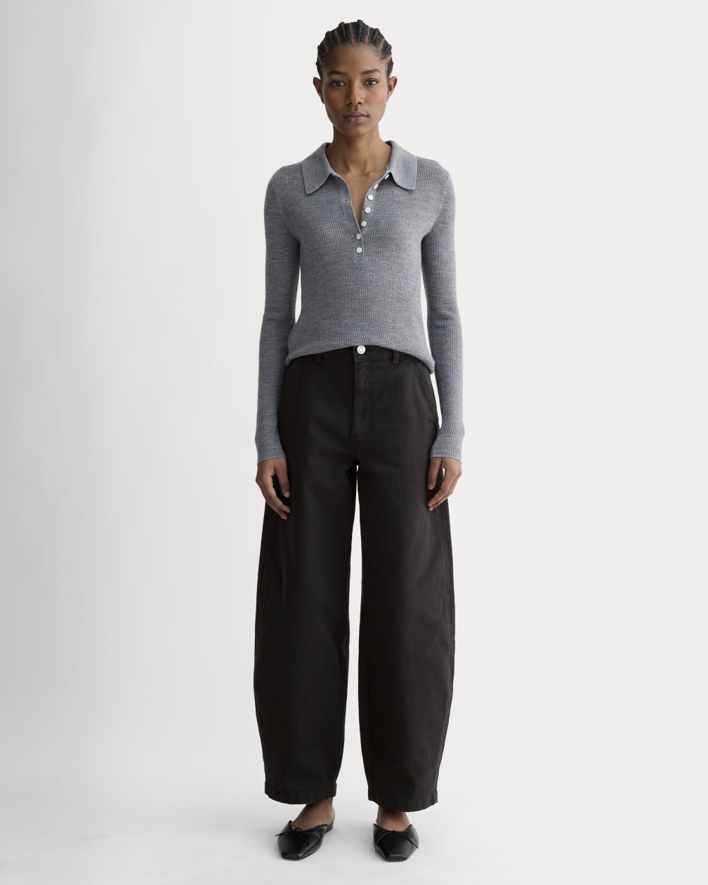 womens-cotton-utility-curve-pant-black | primary