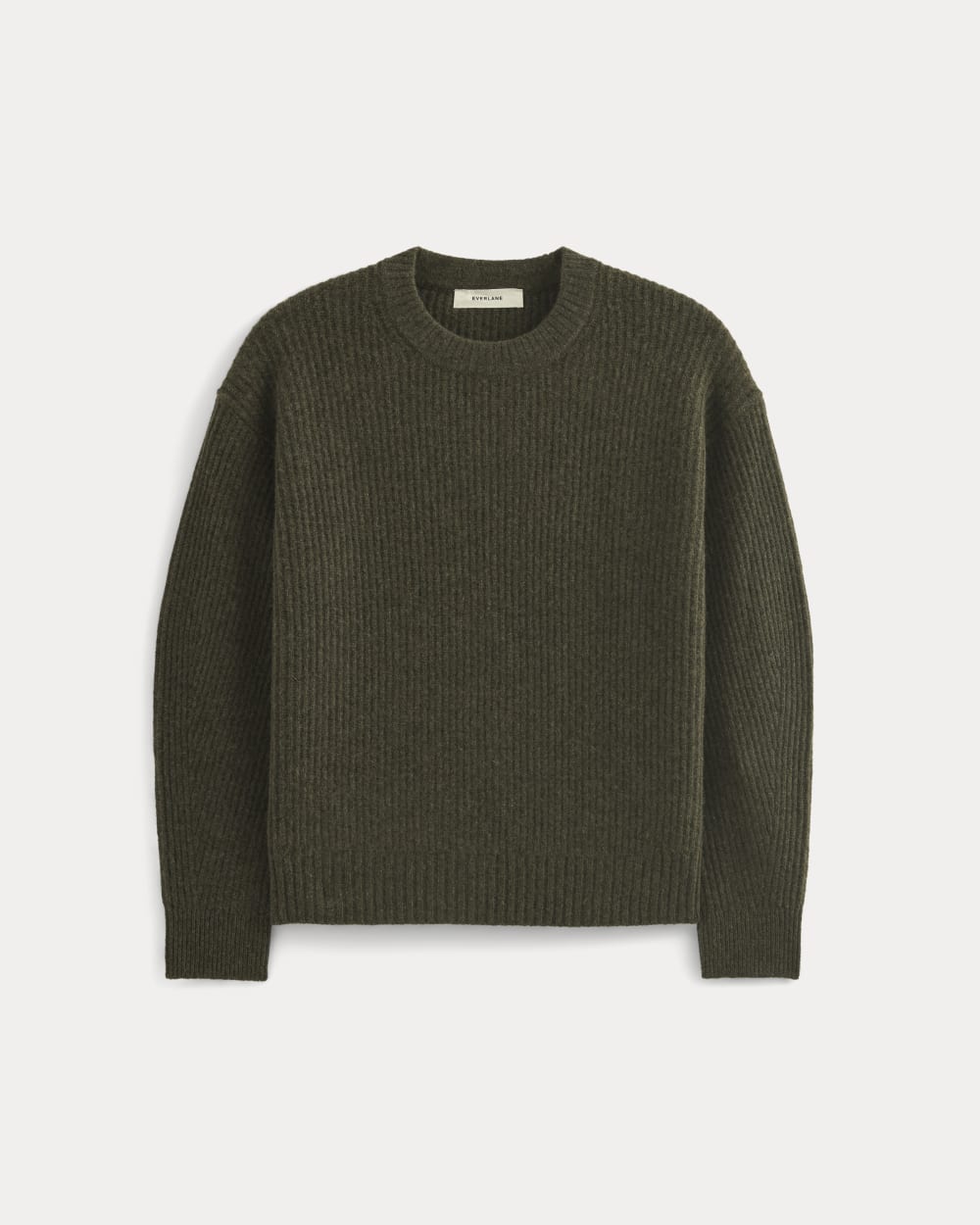womens-wool-cashmere-cocoon-crew-sweater-heather-beech | alt