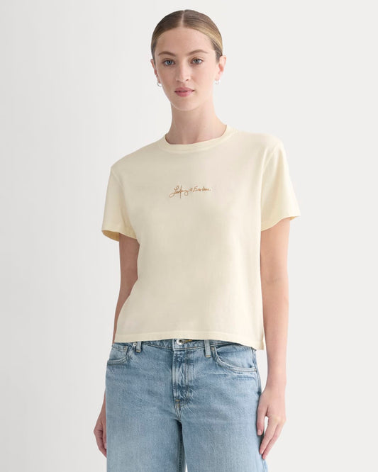 everlane-x-laufey-foundation-box-cut-tee-bone | primary