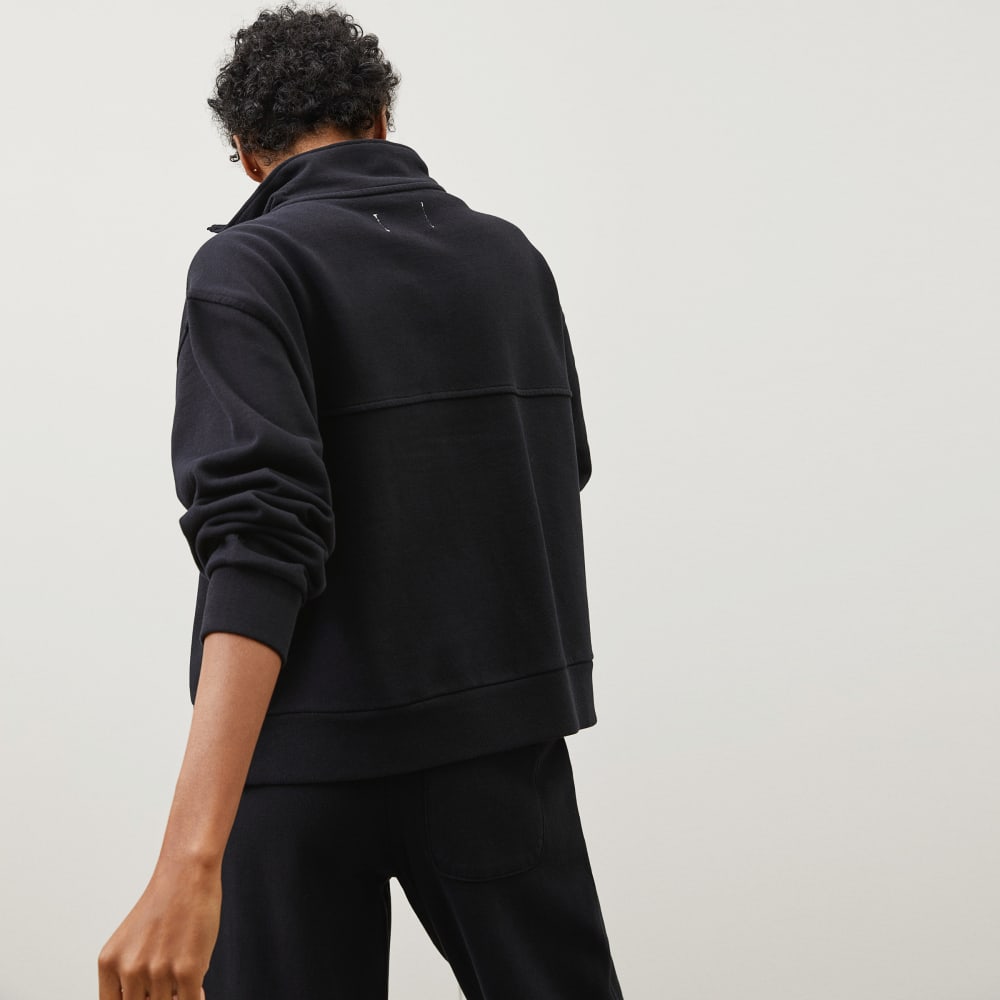 The Track Half-Zip | Black – Everlane