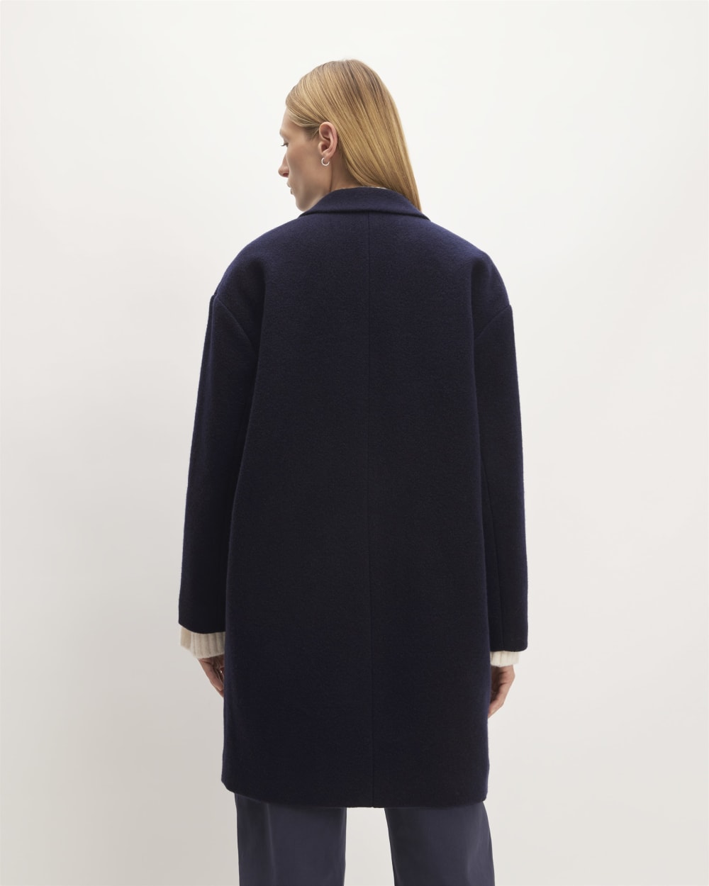 The Italian ReWool® Cocoon Coat | Navy – Everlane