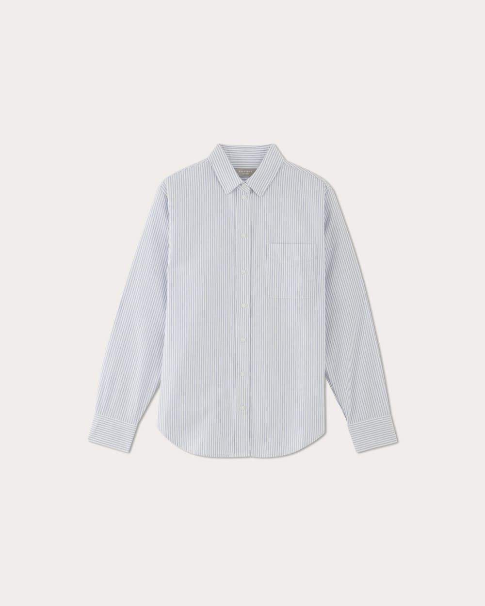 womens-relaxed-oxford-shirt-white-blue | alt